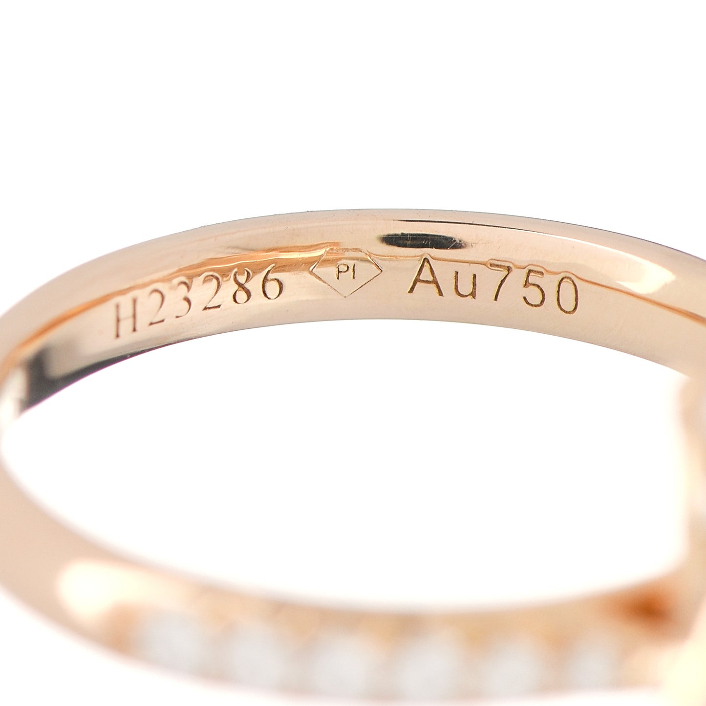 18K Rose Gold Diamond Rose Ring 52 6