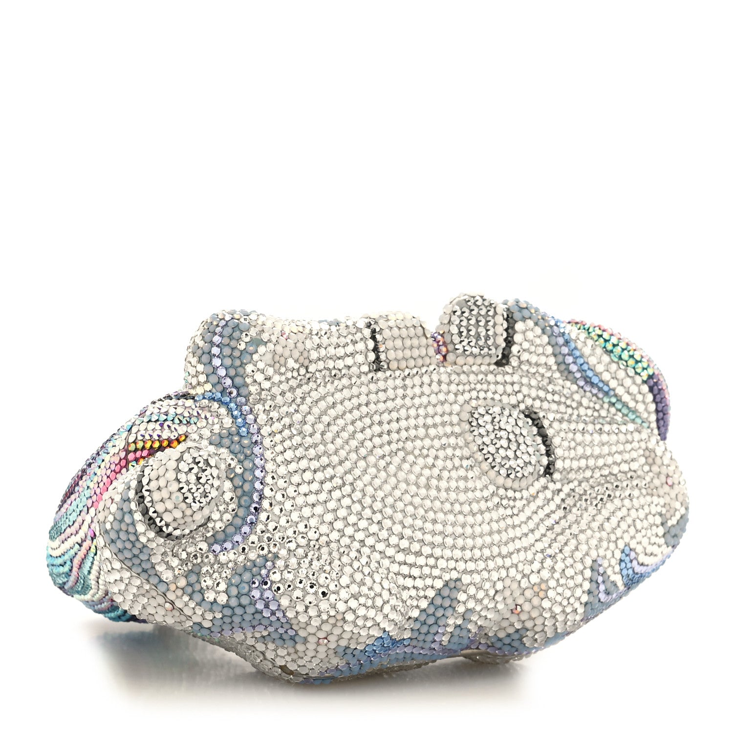 Judith Leiber Swarovski Crystal Unicorn Minaudiere Clutch 4 of 13