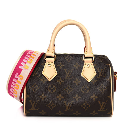 Louis Vuitton Monogram Speedy Bandouliere 20 Fuchsia 1 of 9