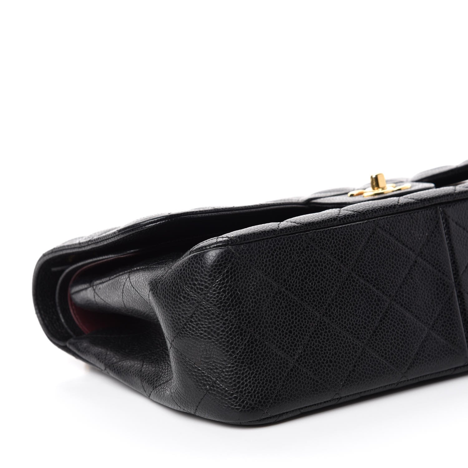 Chanel Caviar Quilted Jumbo Double Flap Black 7 of 15