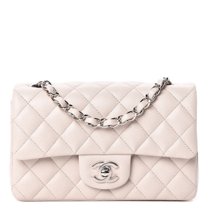 Chanel Caviar Quilted Mini Rectangular Flap White 1 of 10