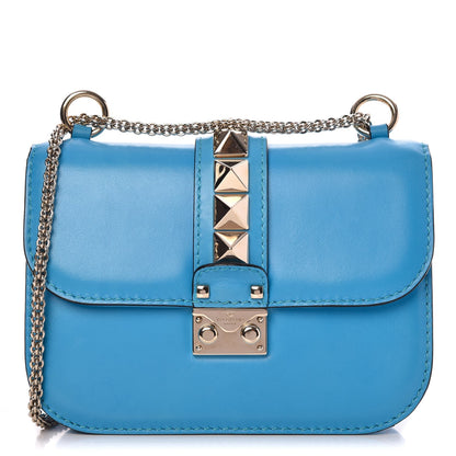 Valentino Garavani Vitello Small Glam Lock Rockstud Flap Parrot 1 of 8