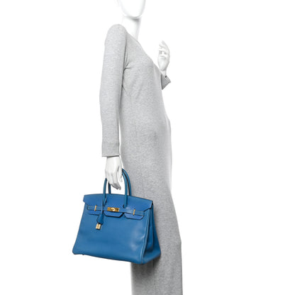 Hermes Courchevel Birkin 35 Mykonos 2 of 13