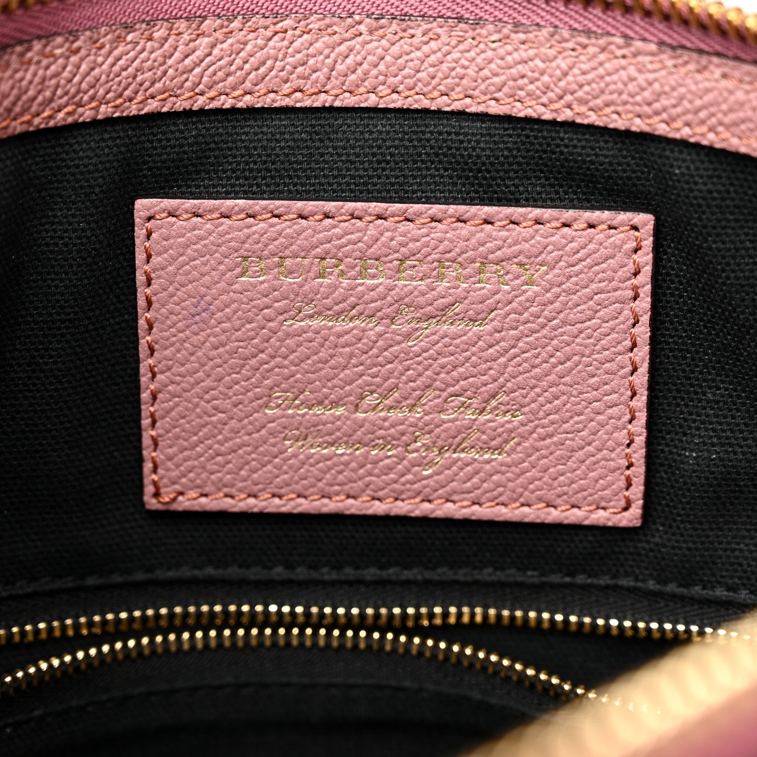 Burberry Soft Grain Calfskin House Check Small Helmsley Crossbody Dusty Pink 6 of 16