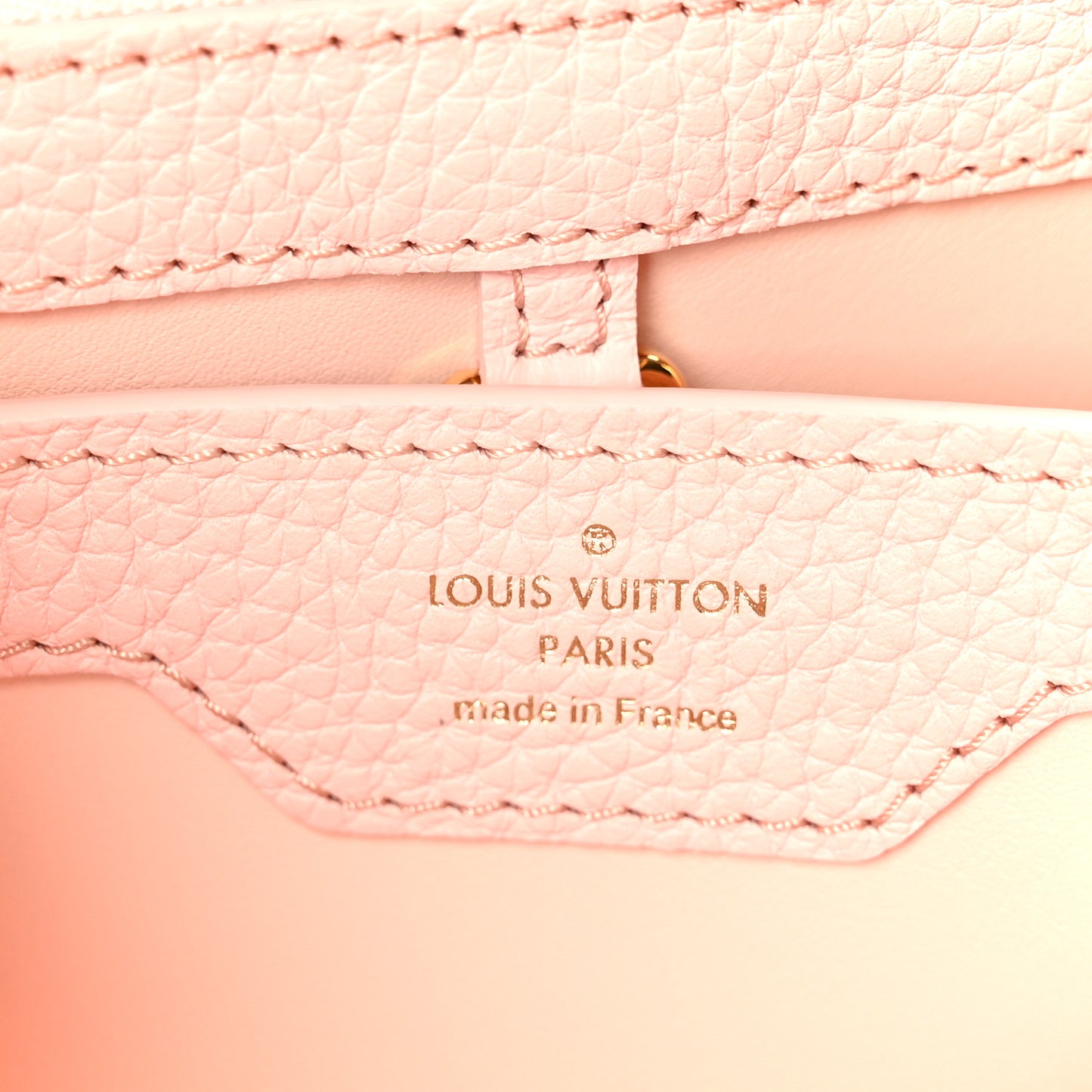 Taurillon Monogram Flower Capucines BB Pink Creme