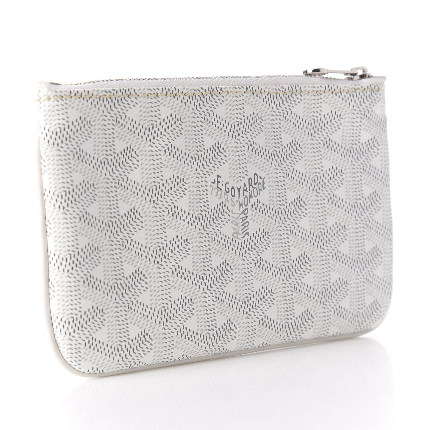Goyardine Senat Pochette PM White