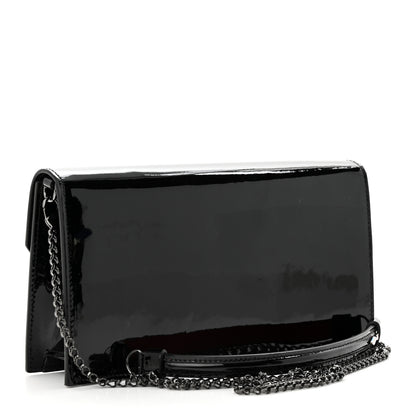 Christian Louboutin Patent Calfskin Loubi54 Crossbody Clutch Black 3 of 11