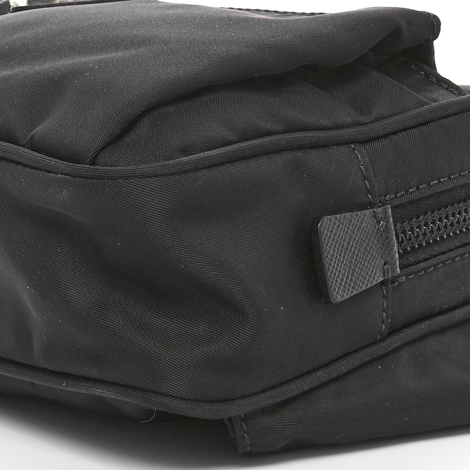 Prada Tessuto Nylon Belt Bag Black 9 of 10