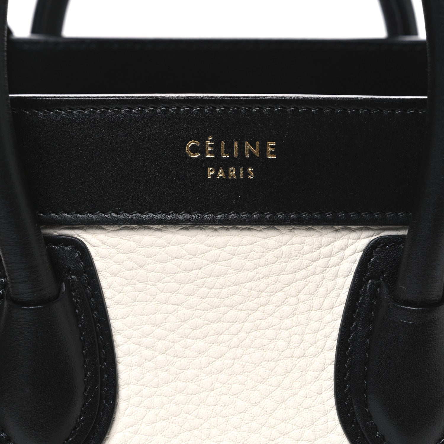 Celine Elephant Calfskin Nano Tri-Color Luggage Yellow 7 of 9