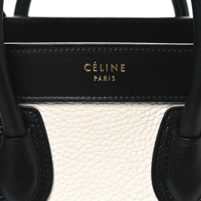 Celine Elephant Calfskin Nano Tri-Color Luggage Yellow 7 of 9