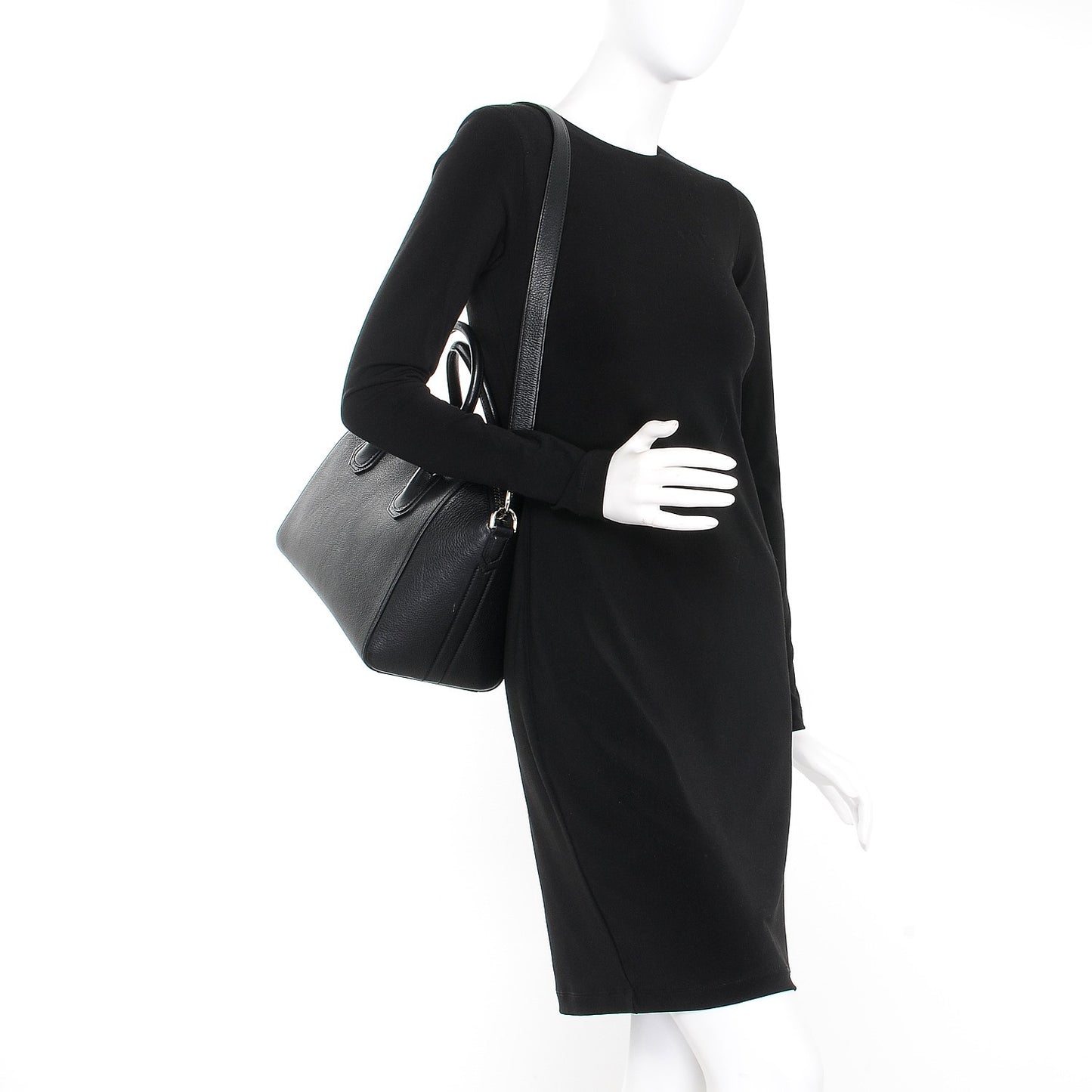 Sugar Goatskin Small Antigona Black