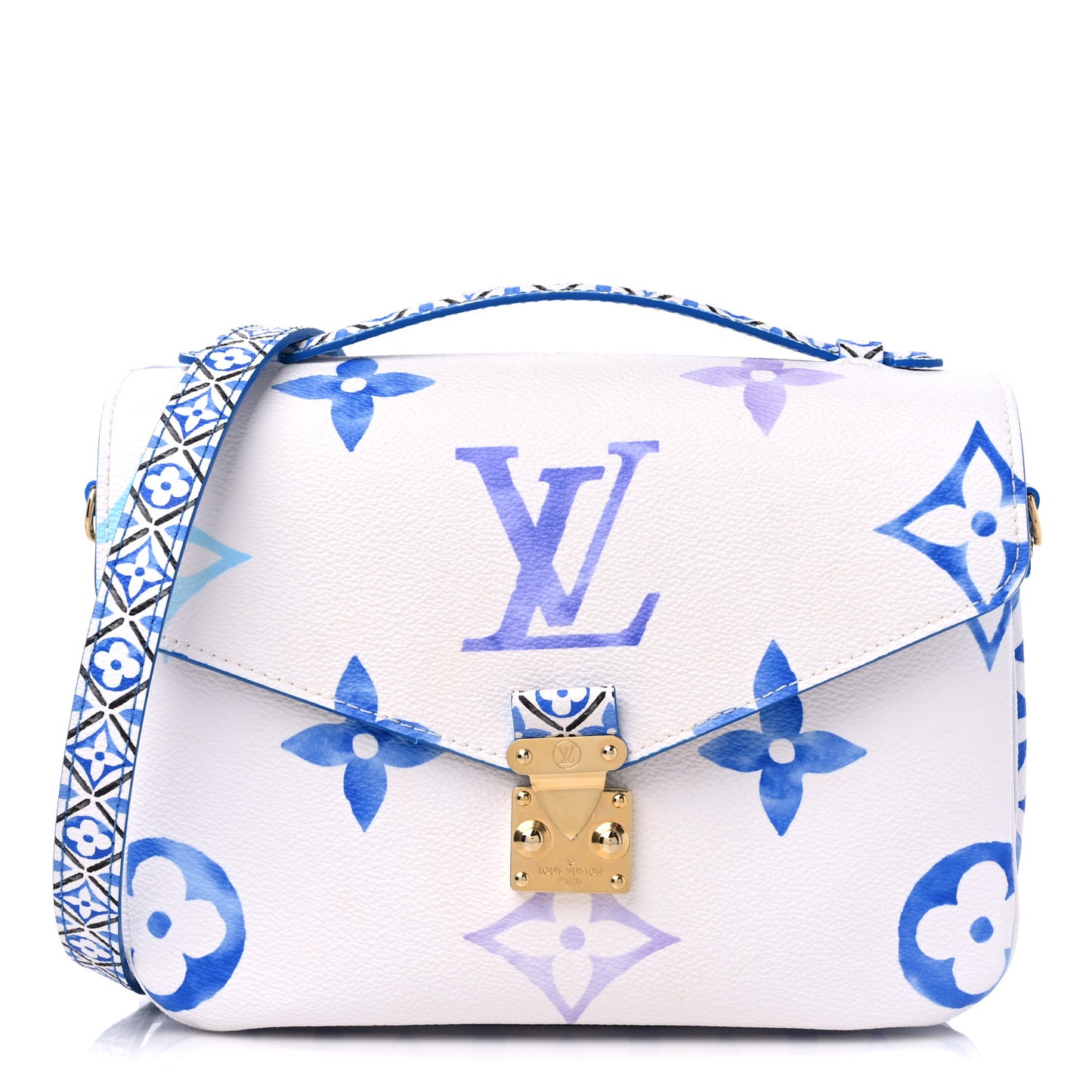 Monogram Giant By The Pool Pochette Metis MM Blue