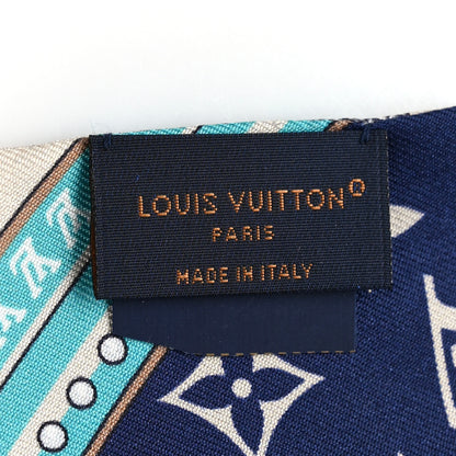 Louis Vuitton Silk Ultimate Monogram Bandeau Bleu Marine 3 of 3
