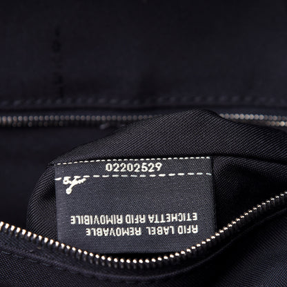 Fendi Nylon Vitello Century Mink Fox Goat Fur Studded Karlito Backpack Black Multicolor 7 of 10