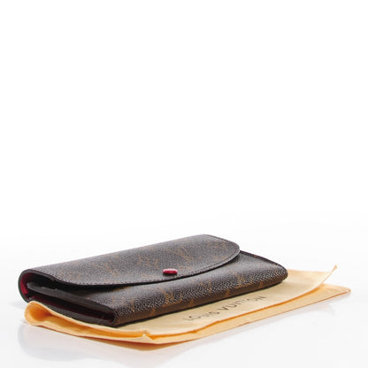 Louis Vuitton Monogram Emilie Wallet Red 4 of 8