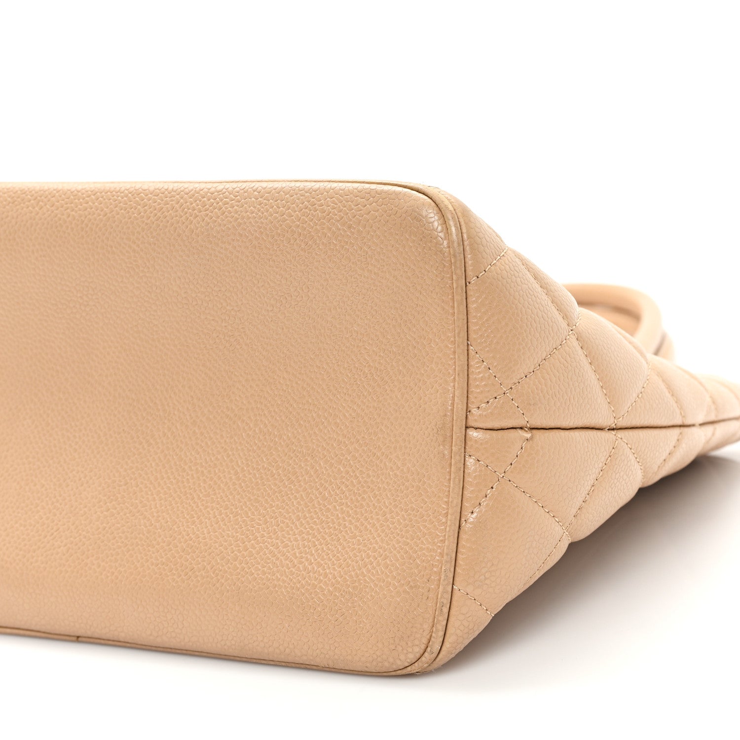 Chanel Caviar Quilted Medallion Tote Beige 10 of 13