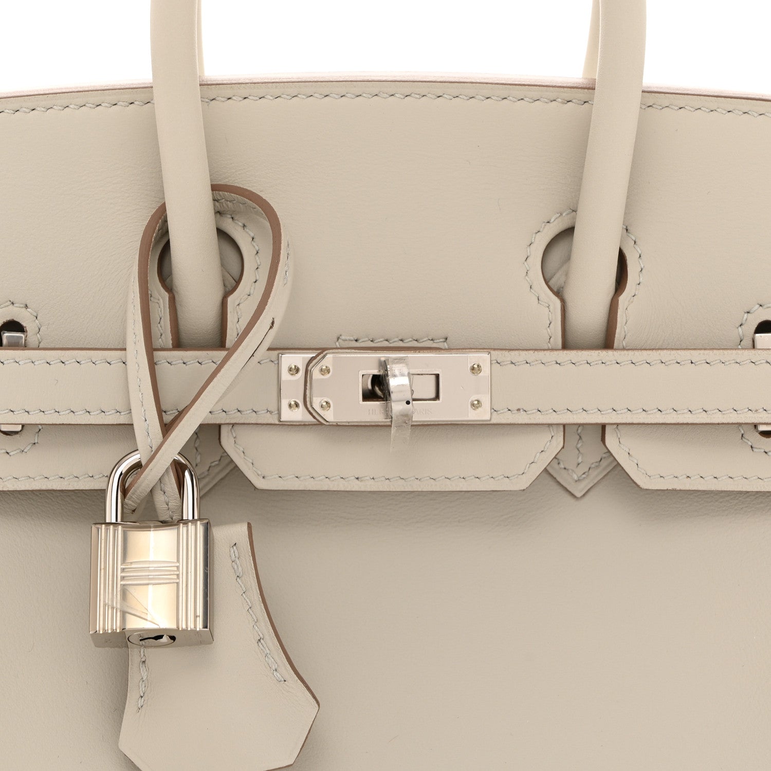 Hermes Veau Jonathan Birkin 25 Gris Perle 8 of 11