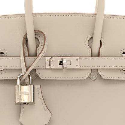 Hermes Veau Jonathan Birkin 25 Gris Perle 8 of 11
