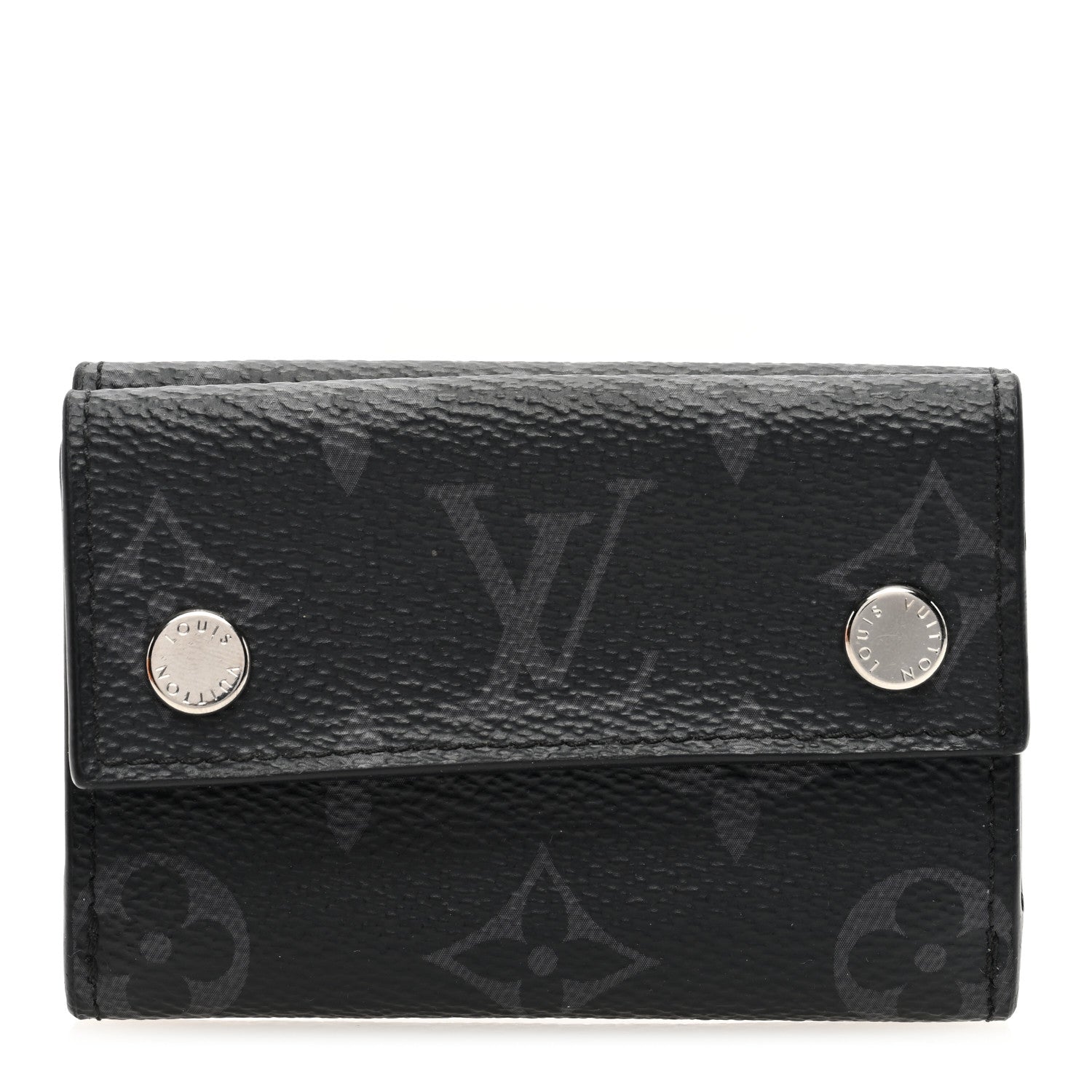 Louis Vuitton Monogram Eclipse Discovery Compact Wallet 1 of 7