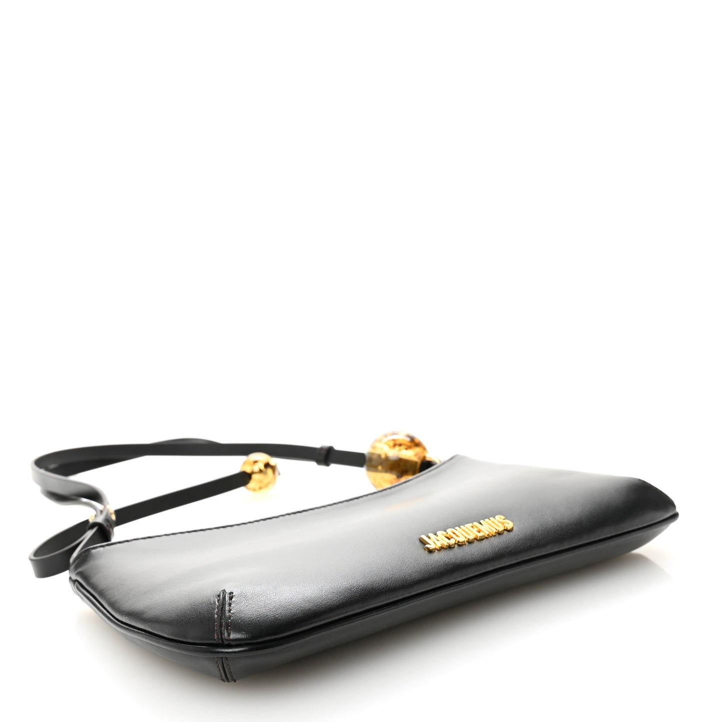 Smooth Calfskin Le Bisou Perle Black
