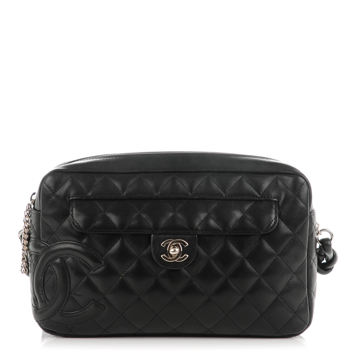 Chanel Calfskin Quilted Cambon Camera Case Black 1 of 7