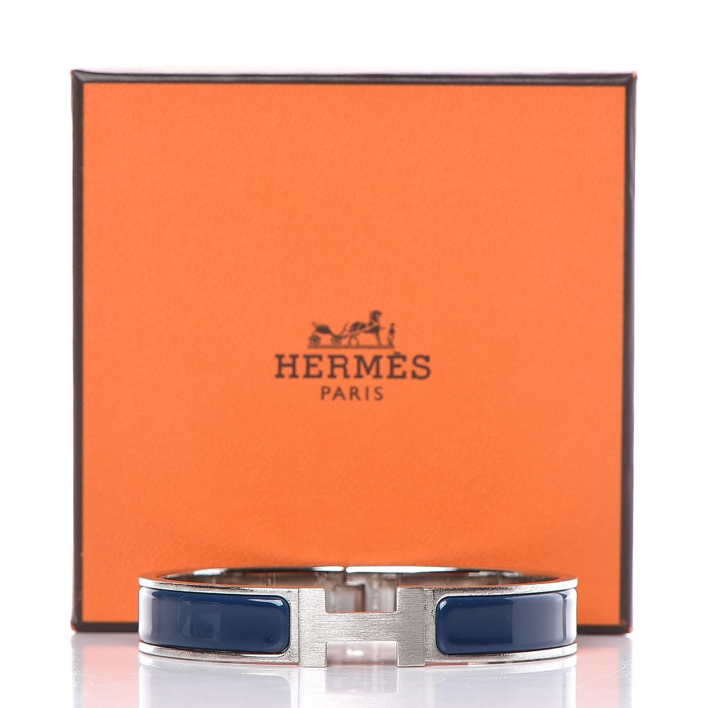 Enamel Narrow Clic Clac HH Bracelet GM Colvert