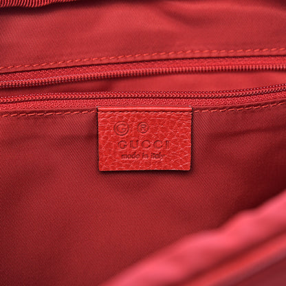Gucci Nylon Monogram Dolmias Pouch Vibrant Red 6 of 9