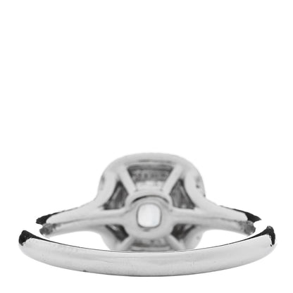 Tiffany Platinum Diamond .30ct Soleste Cushion Cut Double Halo Engagement Ring 47 4.25 4 of 7