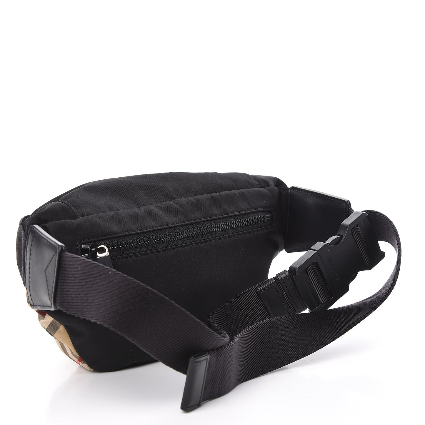 Nylon Vintage Check Sonny Bum Bag Archive Beige Black