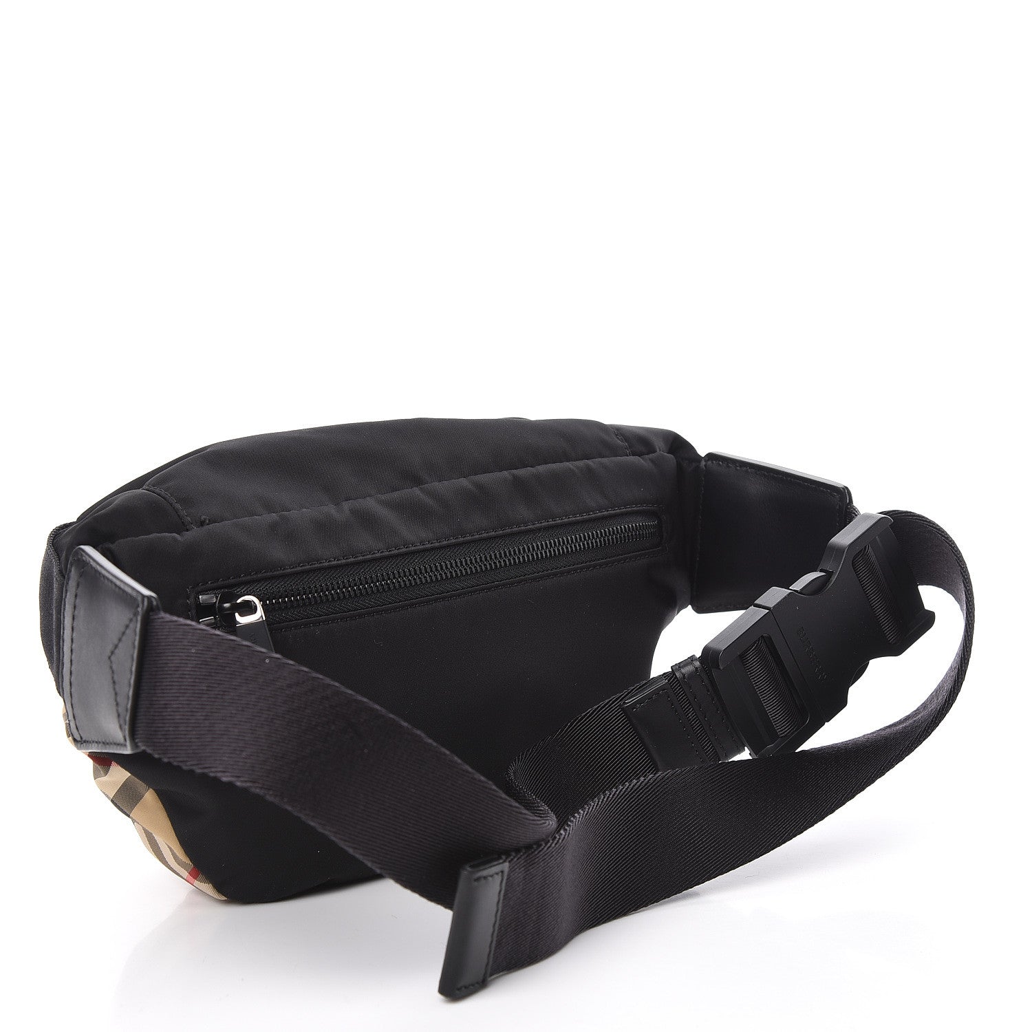 Burberry Nylon Vintage Check Sonny Bum Bag Archive Beige Black 3 of 10