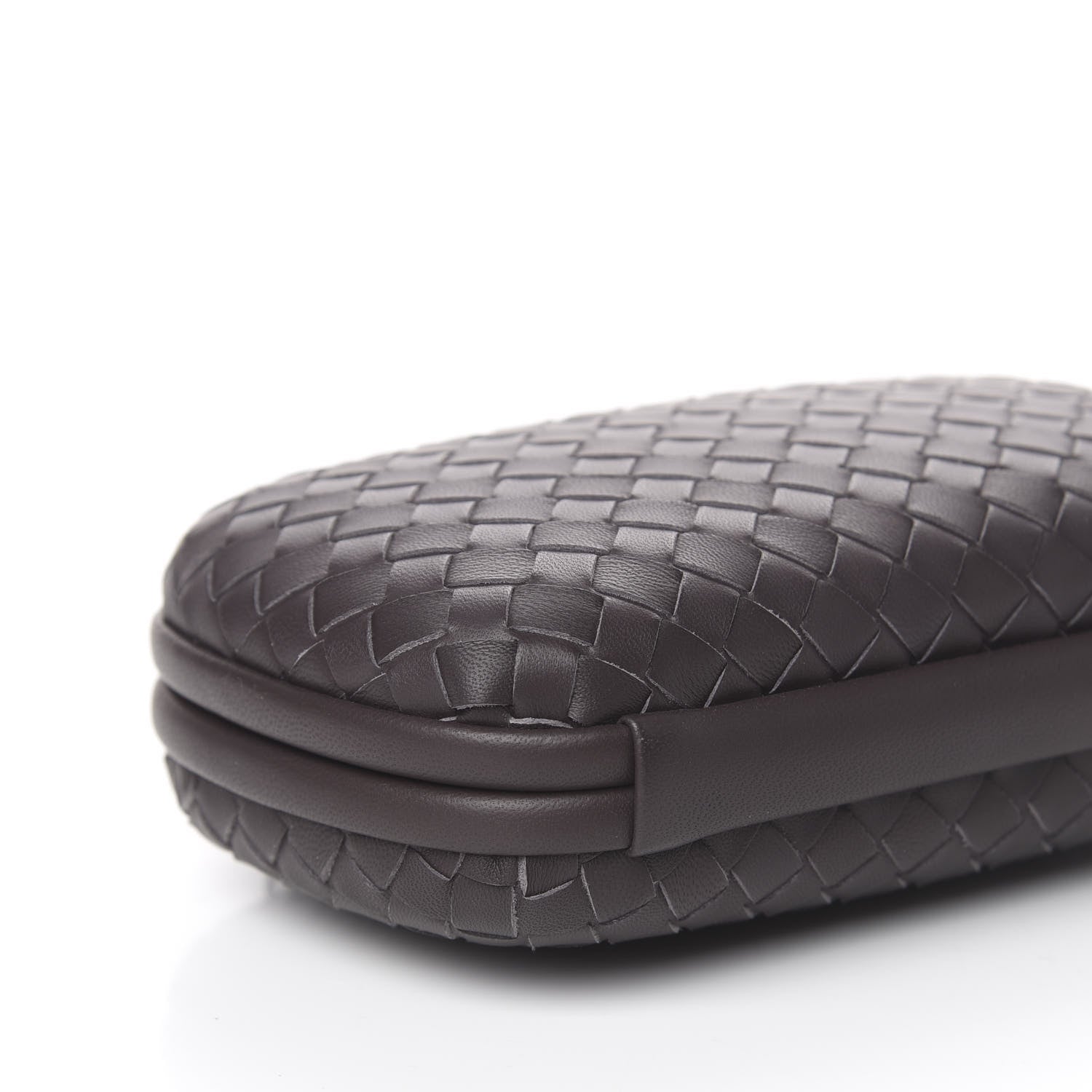 Bottega Veneta Nappa Intrecciato Chain Knot Clutch Quetsche 7 of 10