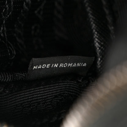 Prada Tessuto Nylon Saffiano Pocket Messenger Shoulder Bag Black 7 of 13