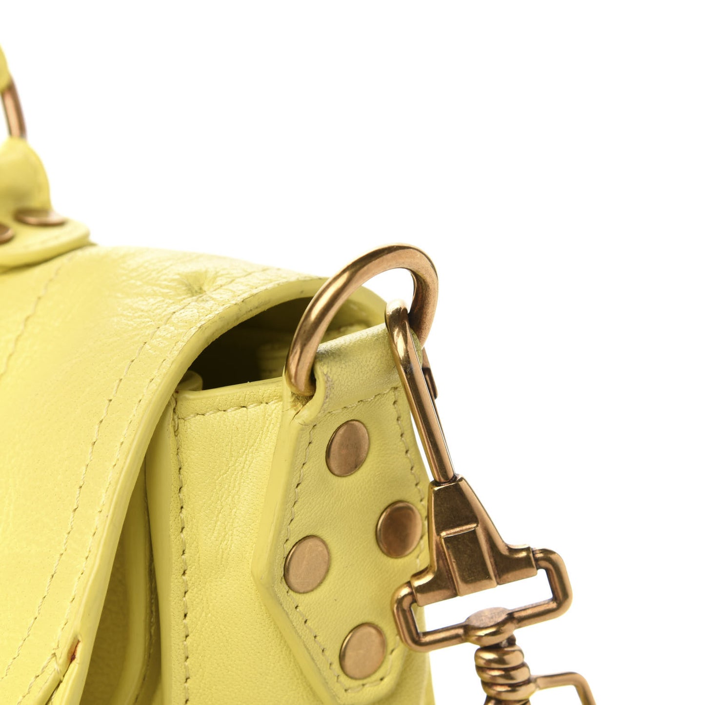 Lambskin PS1 Medium Satchel Sunshine