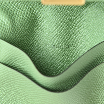 Hermes Epsom Mini Clic Card Holder Vert Criquet 7 of 8