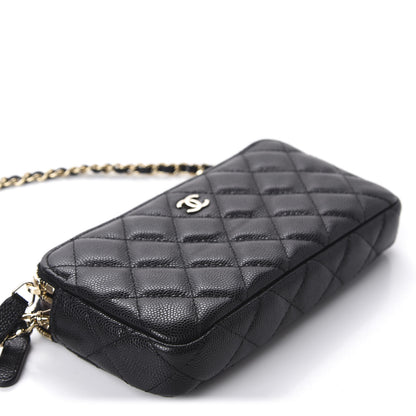 Chanel Caviar Quilted Small Clutch With Chain Black 4 of 12