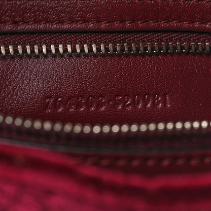 Gucci New Velvet Ashmir GG Monogram Small Jackie 1961 Hobo Red 7 of 10