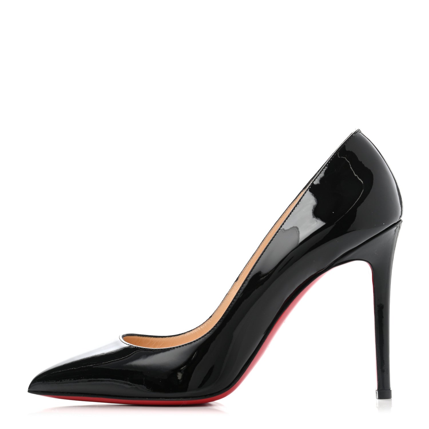 Christian Louboutin Patent Calfskin Pigalle 100 Pumps 39 Black 1 of 7