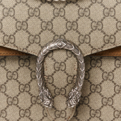 Gucci GG Supreme Monogram Medium Dionysus Shoulder Bag Taupe 8 of 14