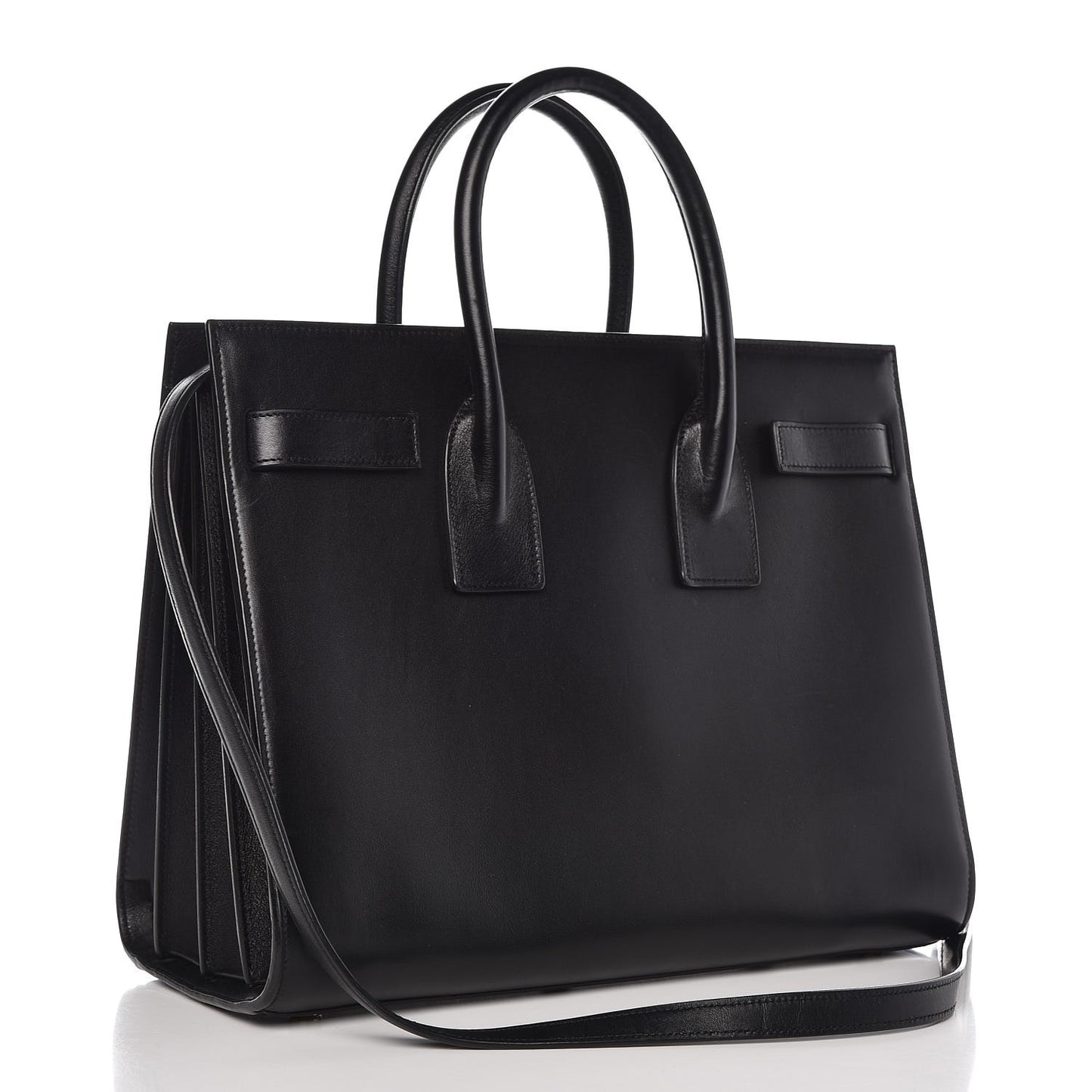 Calfskin Small Sac De Jour Black