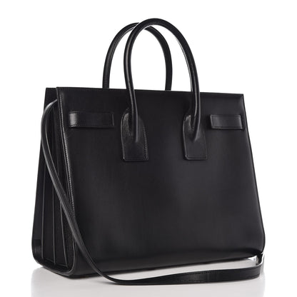 Saint Laurent Calfskin Small Sac De Jour Black 3 of 9