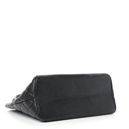 Chanel Caviar Quilted Medallion Tote Black 4 of 14