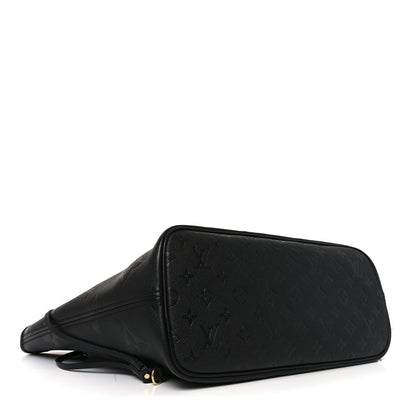 Louis Vuitton Empreinte Monogram Giant Neverfull MM Black 4 of 9