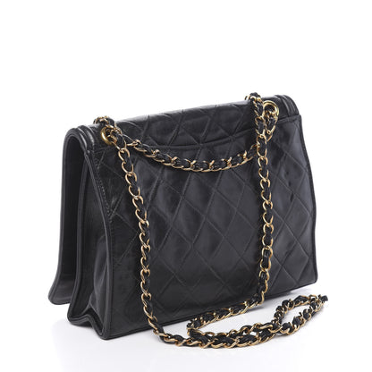 Chanel Lambskin Quilted Small Single Flap Black 3 of 11