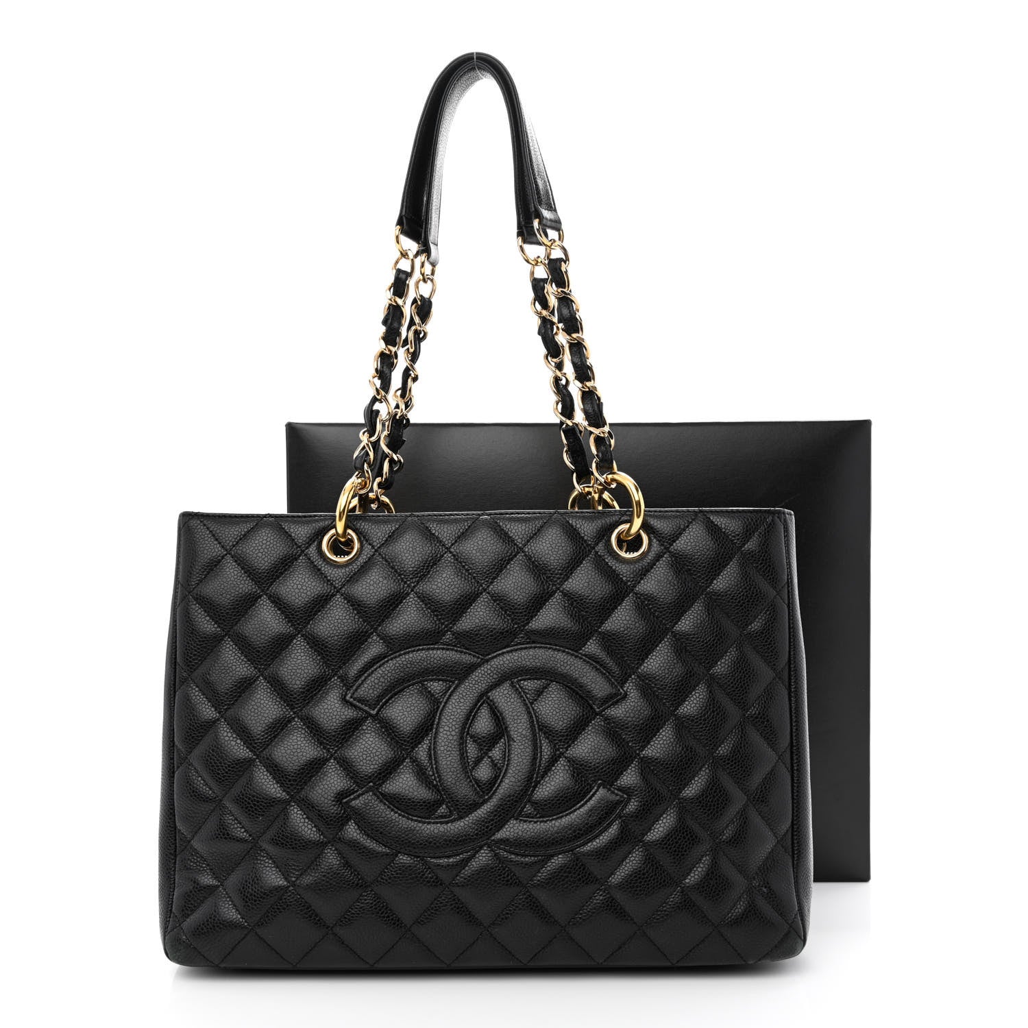 Chanel Caviar Quilted Grand Shopping Tote GST Black 13 of 13