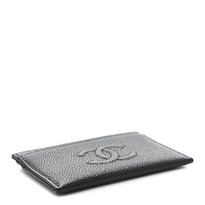 Chanel Caviar Timeless CC Card Holder Black 4 of 9