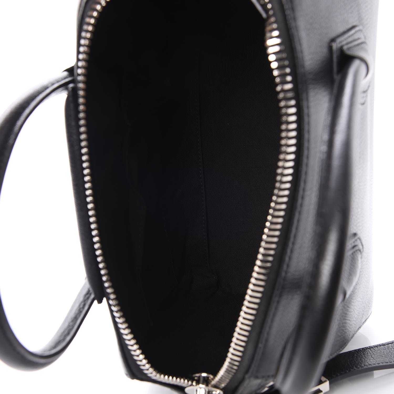 Givenchy Sugar Goatskin Woven Small Antigona Black White 5 of 7