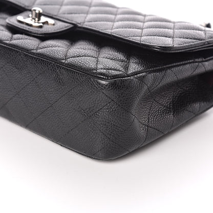 Chanel Caviar Quilted Medium Double Flap Black 11 of 12