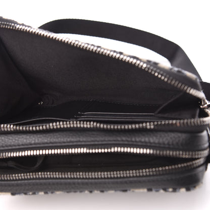 Christian Dior Oblique Pouch Beige Black 7 of 13