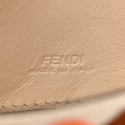 Fendi Canvas Nappa FF Multicolor Embroidered Nano Maxi Buckle Baguette Charm Grezzo Multicolor 7 of 8