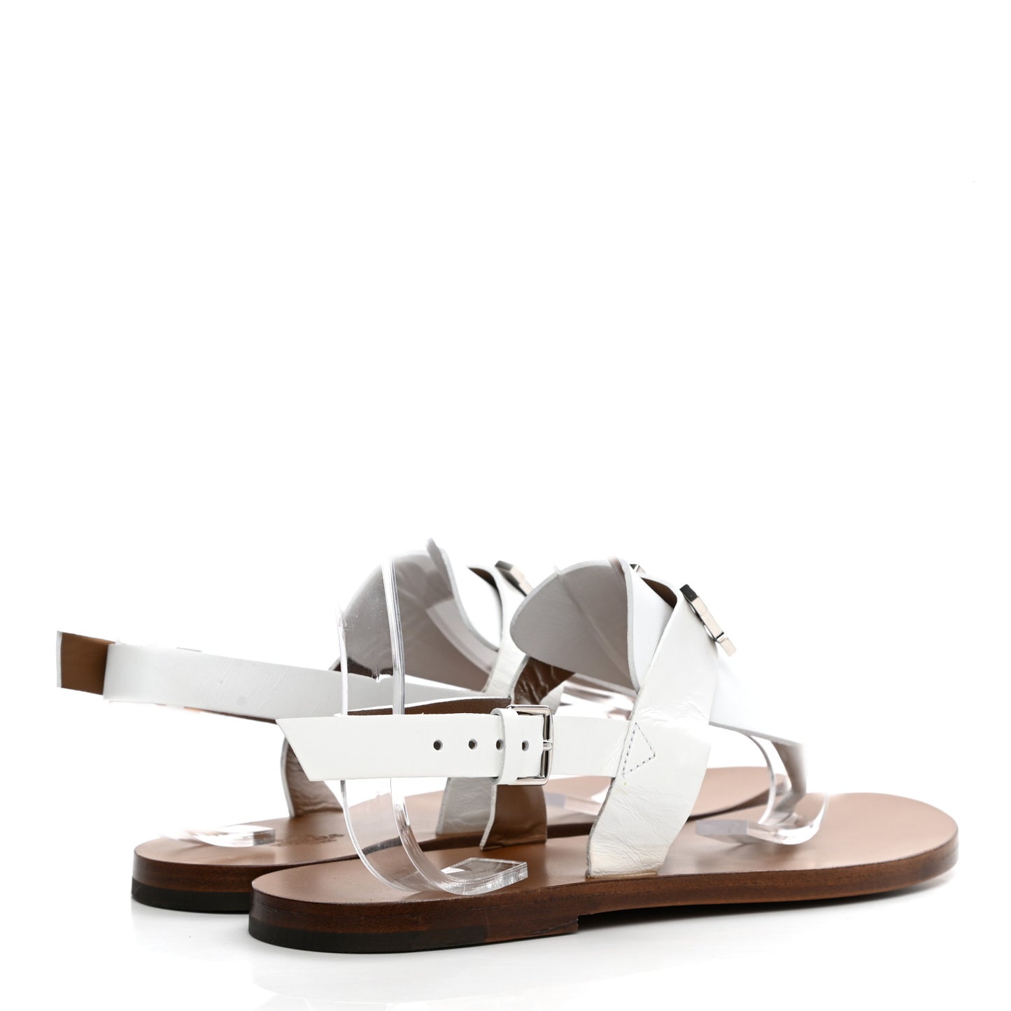 Calfskin Sandals 39 White